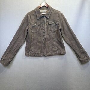 Kikit Jeans‎ Women's Brown Denim Jean Jacket Size Large